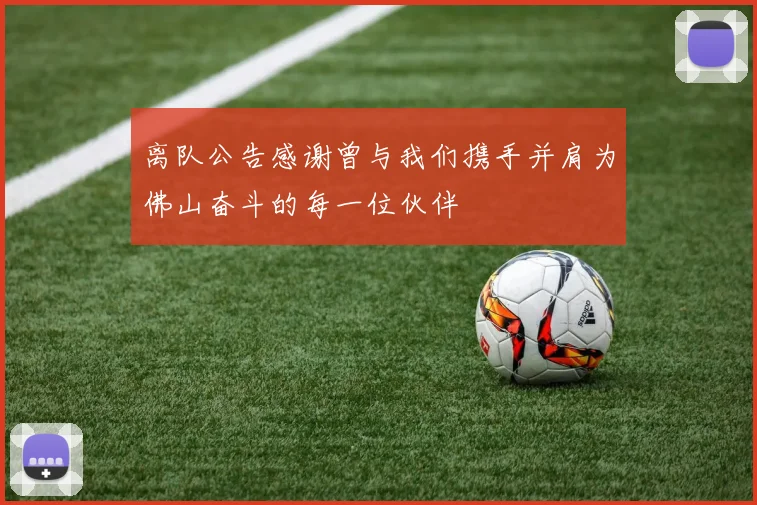 离队公告感谢曾与我们携手并肩为佛山奋斗的每一位伙伴